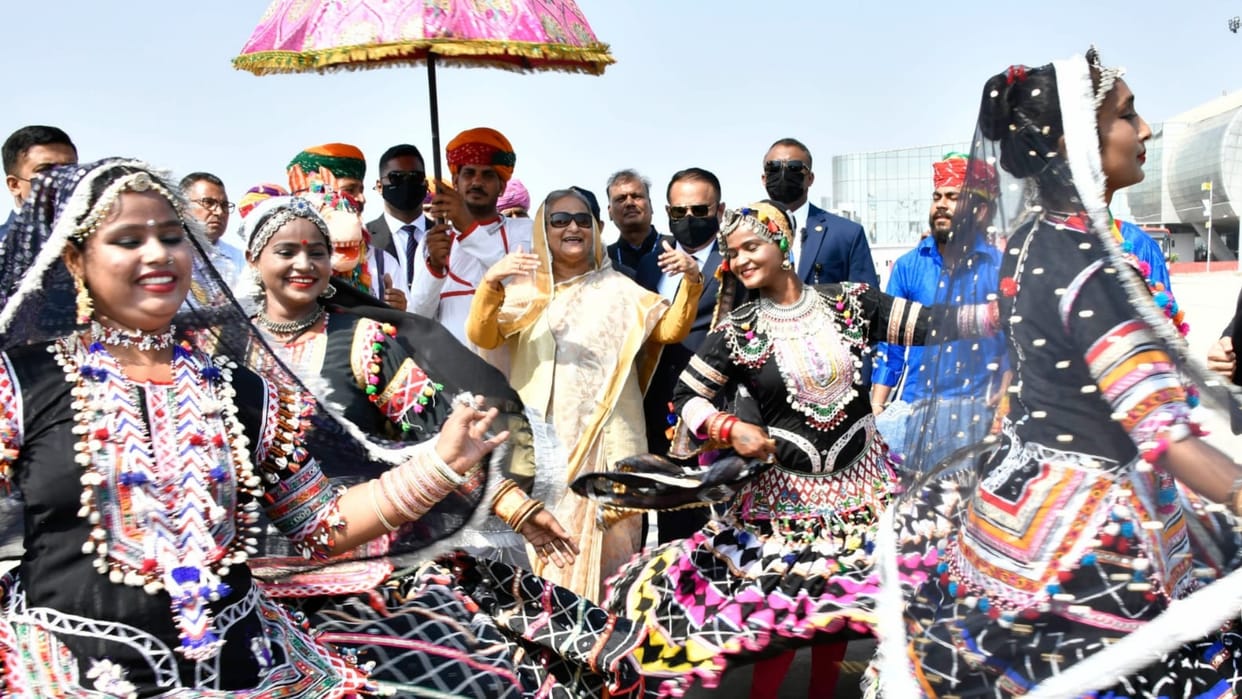 Sheikh Hasina in Rajasthan Bangladesh PM reached on Ajmer Dargah