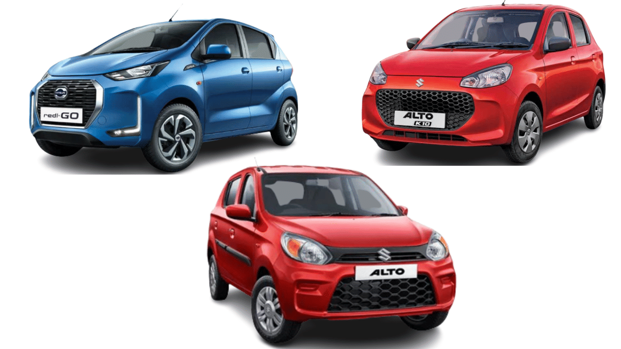 Cheapest cars in India under four lakh with excellent features Alto Kwid