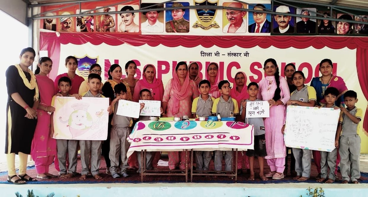Taking out an awareness rally and told the importance of nutrition to women