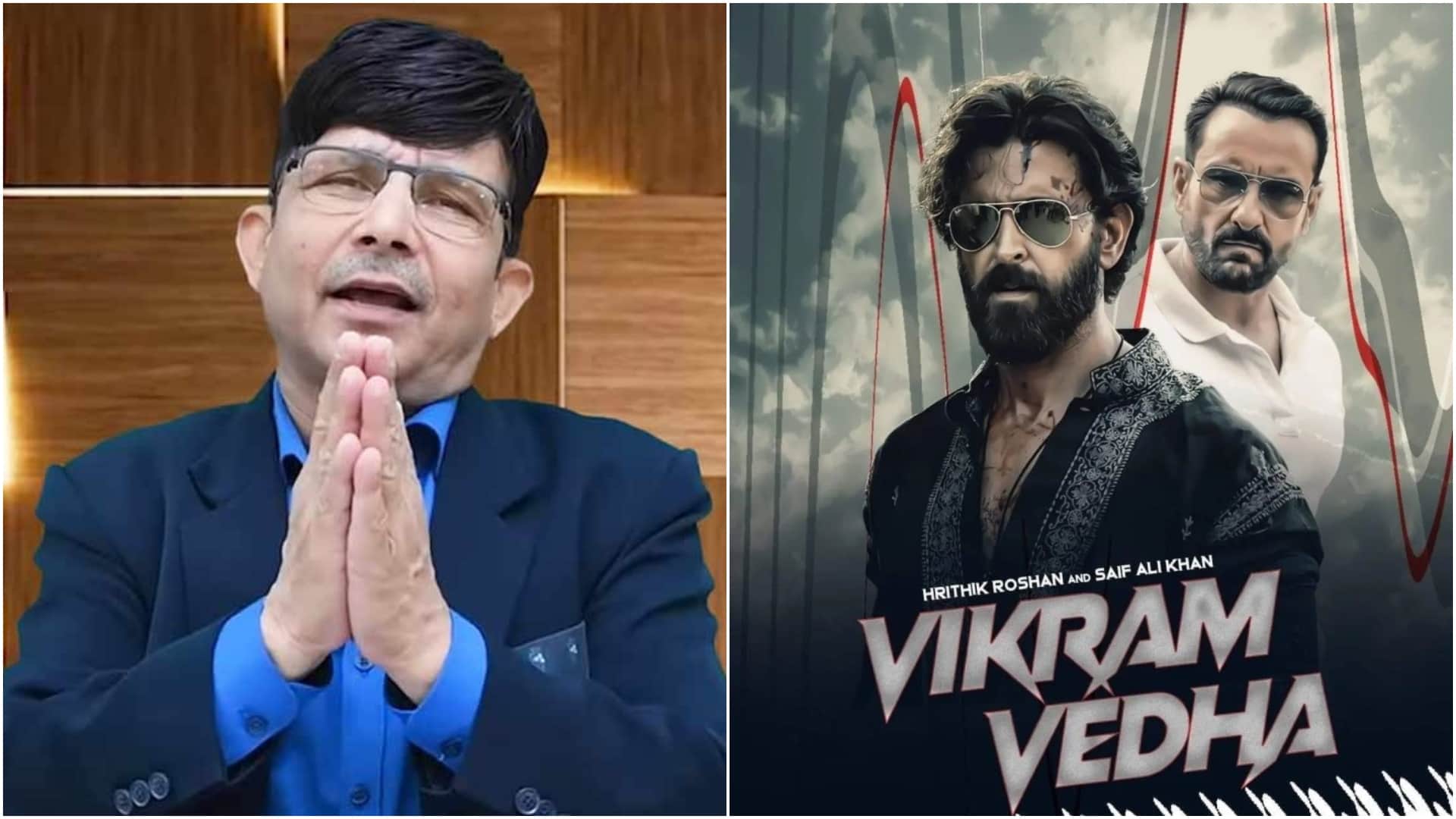 Filmy Wrap: Vikram Vedha Trailer out and KRK is receiving death threats read 10 news from entertainment