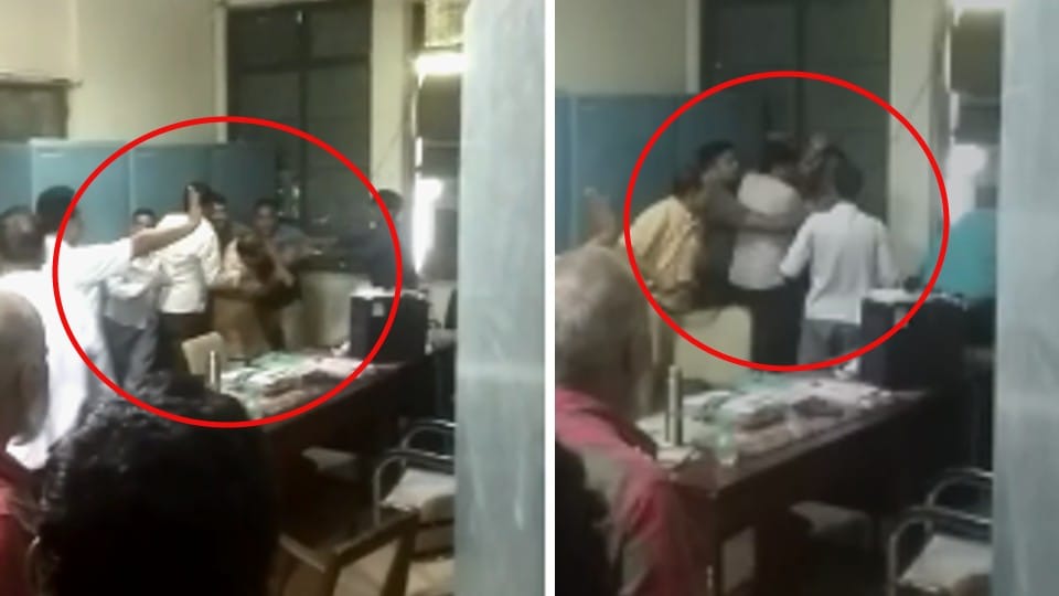 Gwalior: Fight between employees of Jiwaji University