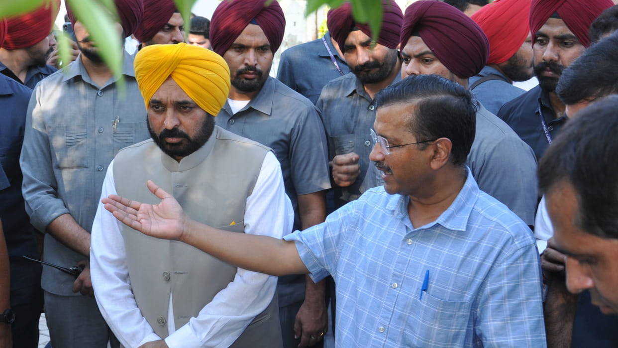 Arvind Kejriwal and Bhagwant Mann interacted directly with the youth of Haryana