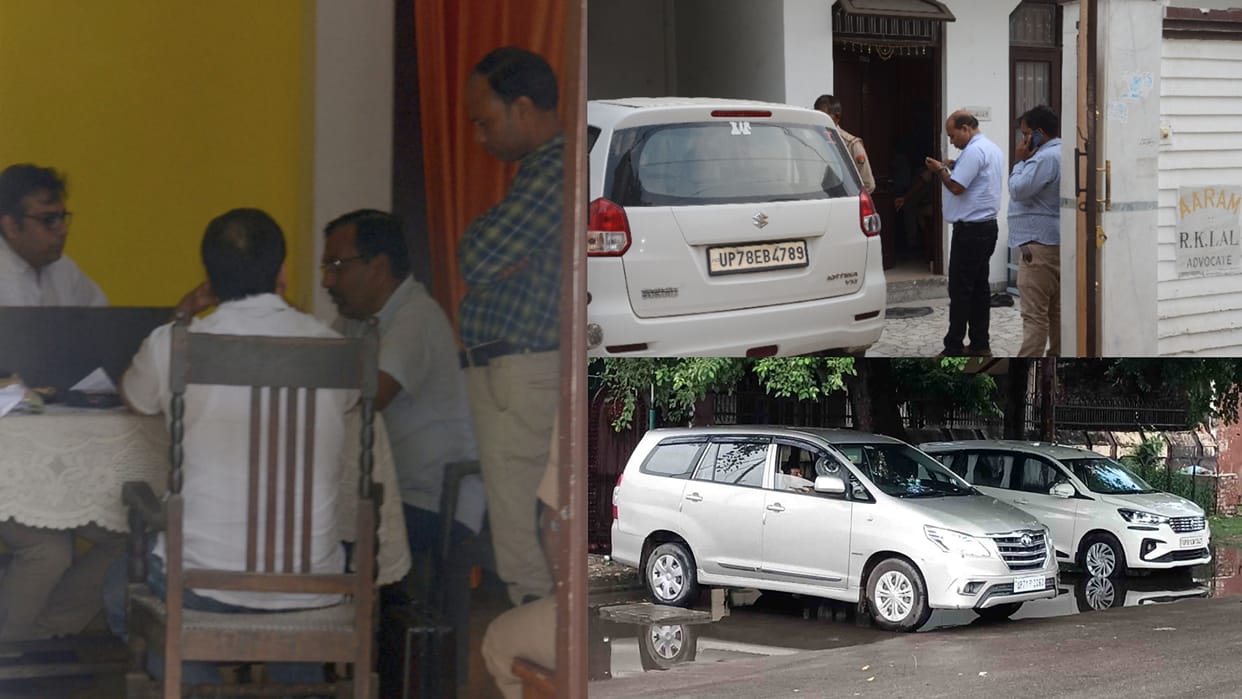 Income tax raids on the establishments of the founder, president of Janrajya Party