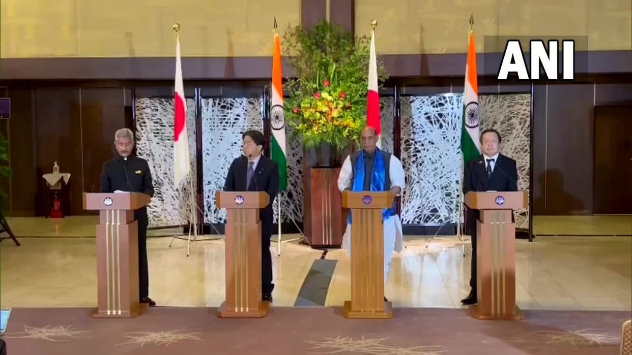 Rajnath Singh and EAM S Jaishankar held India-Japan 2+2 Meeting in Tokyo