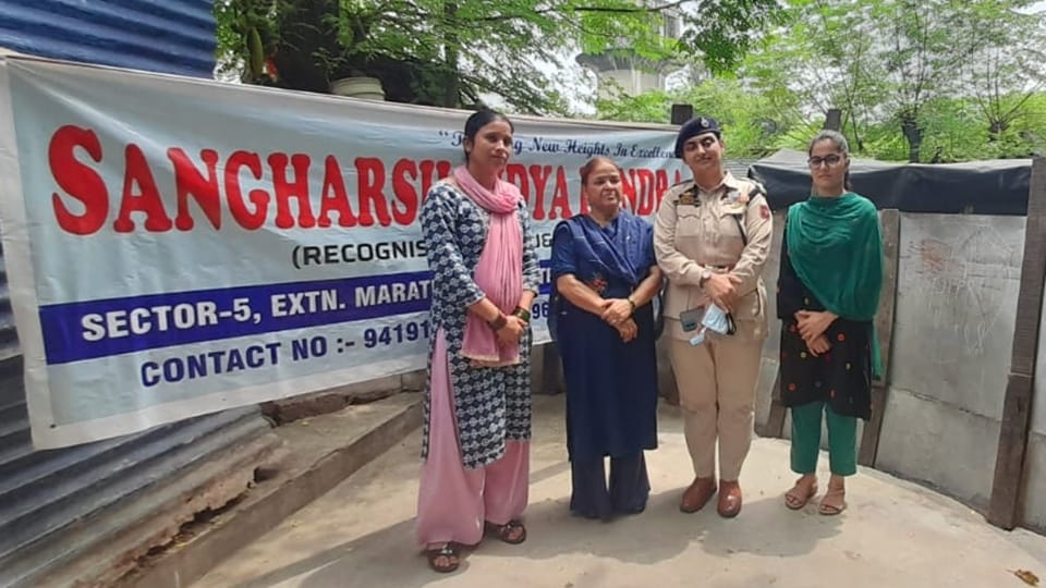 Sangharsh Vidya Kendra maratha basti jammu awakening light of education among needy children