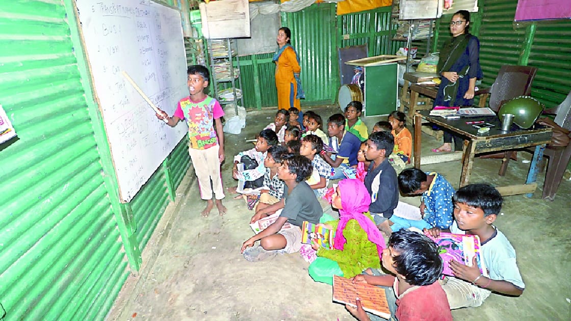 Sangharsh Vidya Kendra maratha basti jammu awakening light of education among needy children