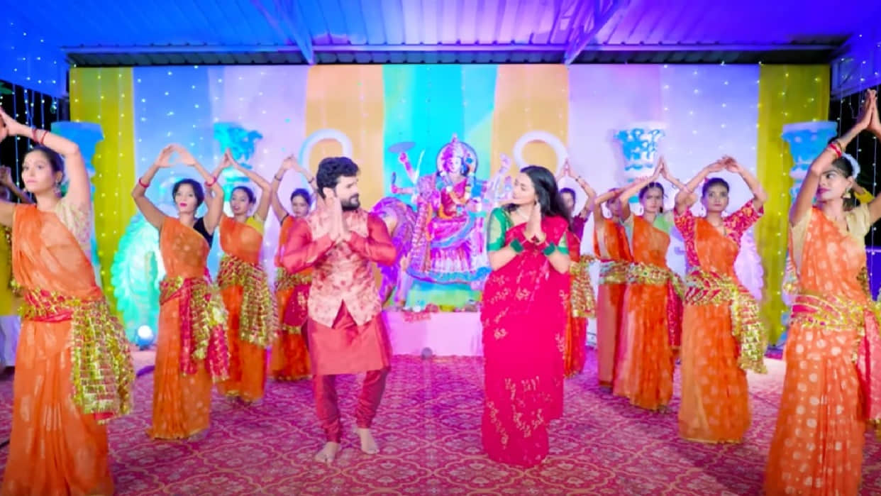 Bhojpuri: Khesari Lal Yadav Astha Singh new devi geet Jai Janani Jai Jai released