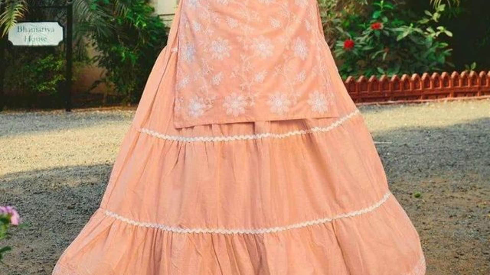 match kurti with skirt for perfect festive look