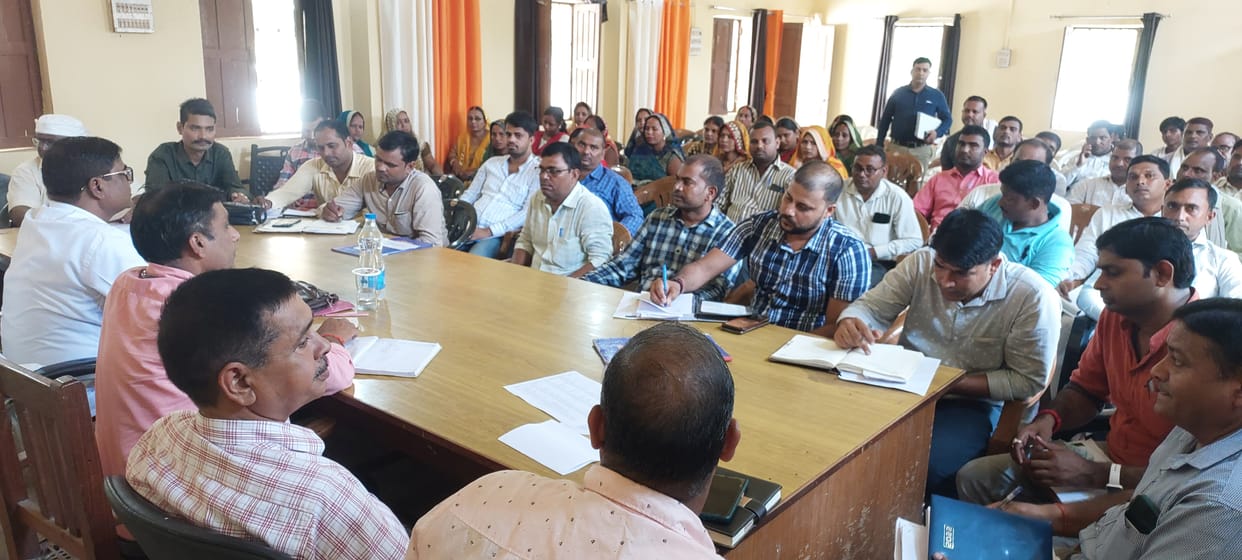 Training given to women mentho about the specifics of development works
