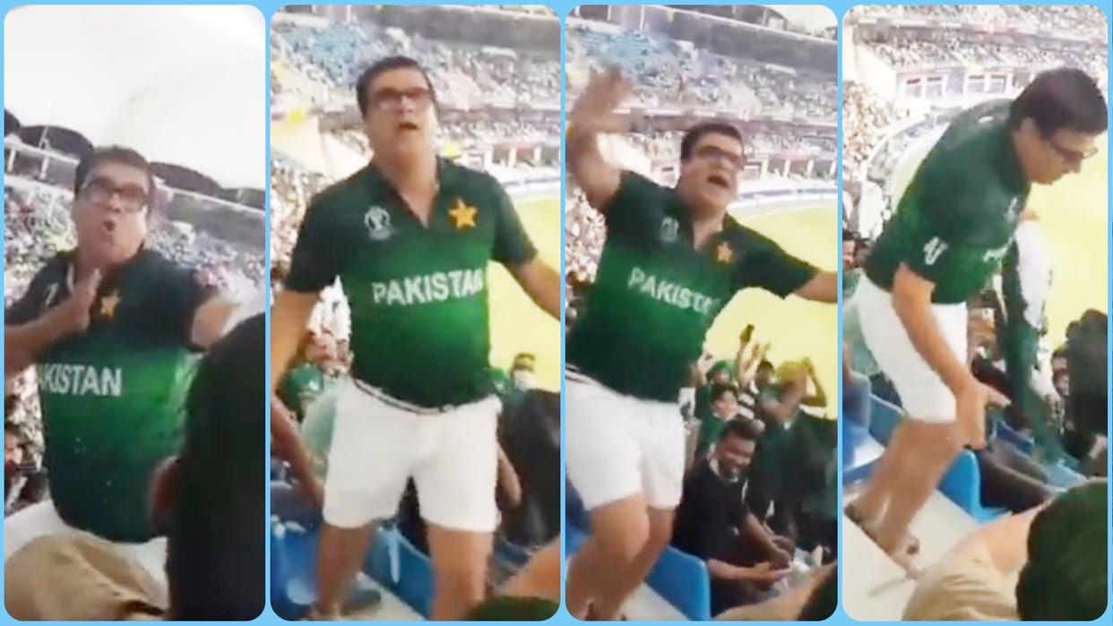 Asia Cup: Afghanistan and Pakistan Fans Fight Controversy started with dance of this Pakistani fan, See Video