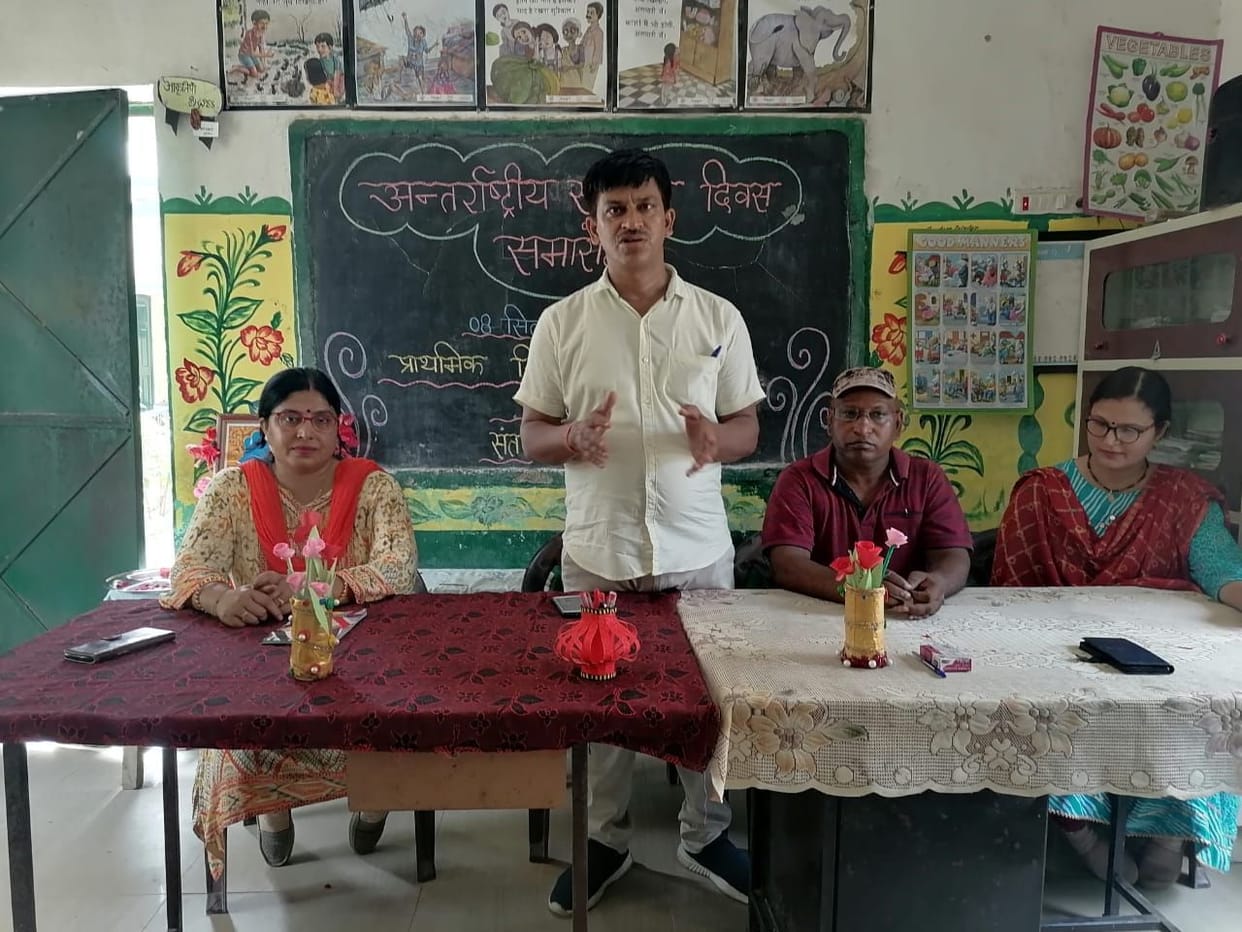 Development of society and country is possible only when every person is literate