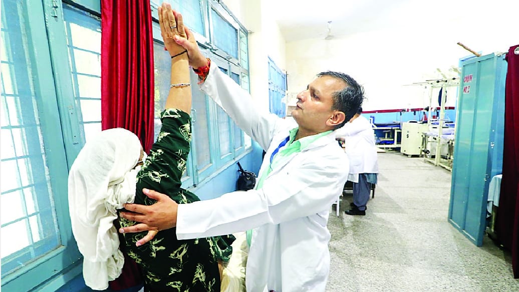 Physiotherapy proved to be a boon in getting rid of pain after covid jammu kashmir