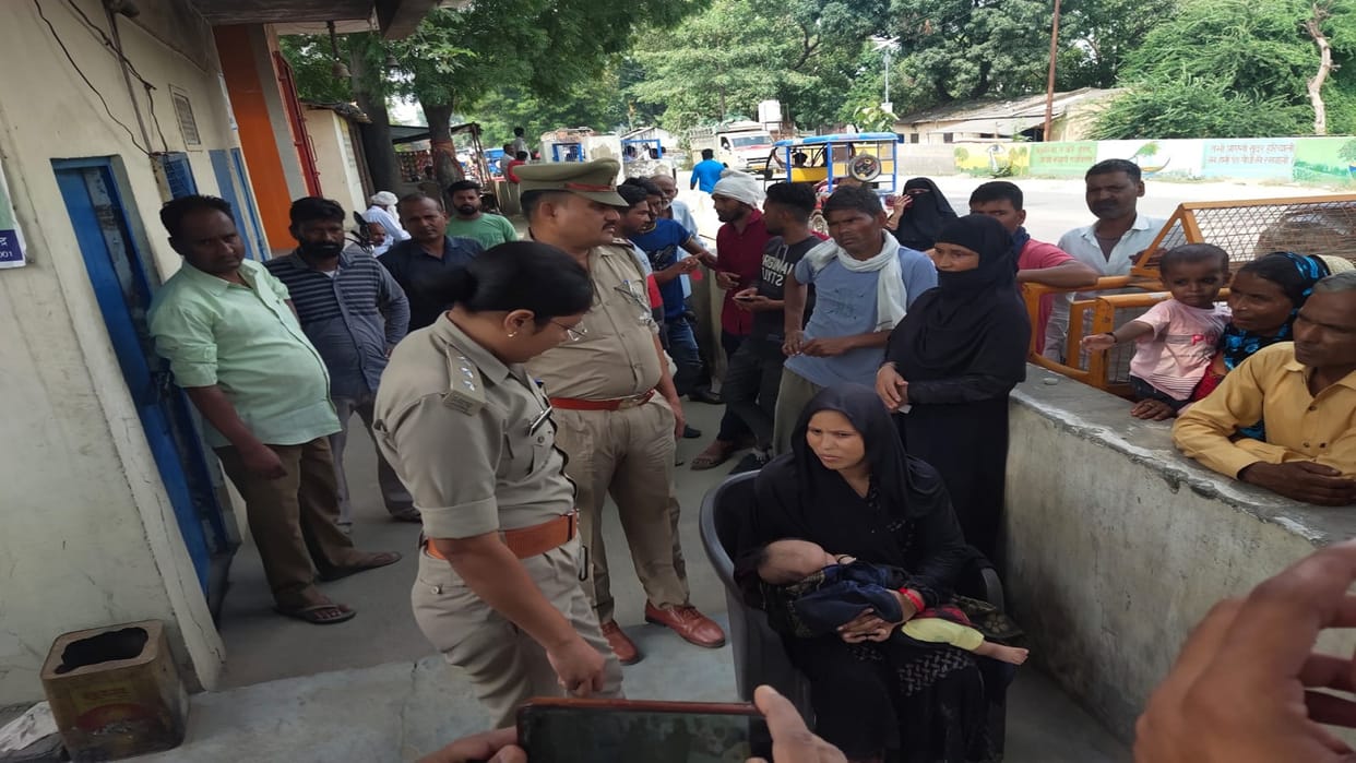 woman jumped in river with three-month-old child in Pilibhit