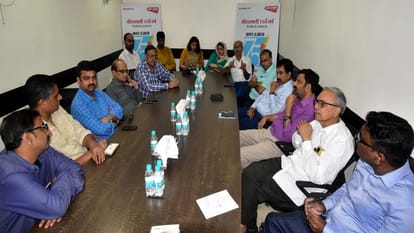 Amar Ujala Strategist Meet Only by the trust and branding of  customers, penetration in market will be made