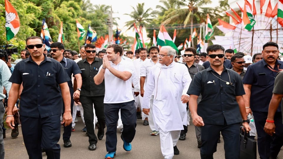 Congress begins its second day of the Bharat Jodo Yatra led by party MP Rahul Gandhi