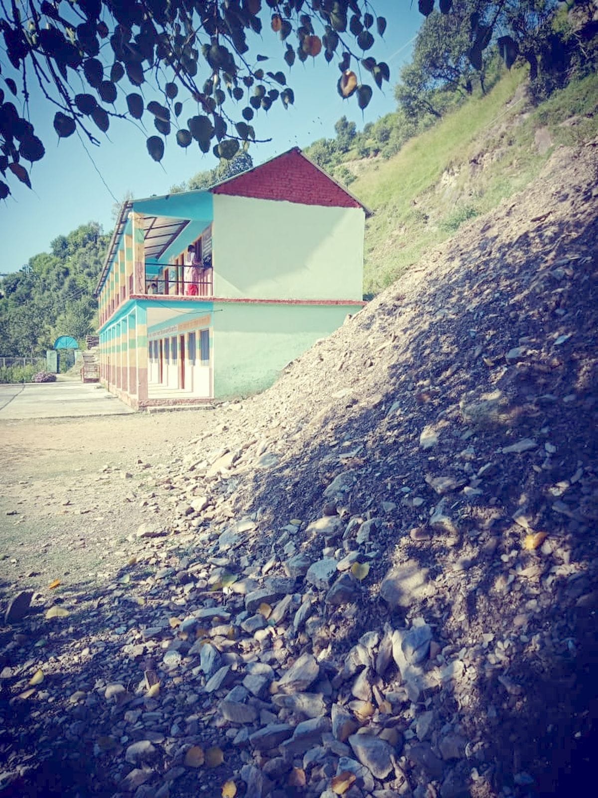 The contractor made the playground a dumping site