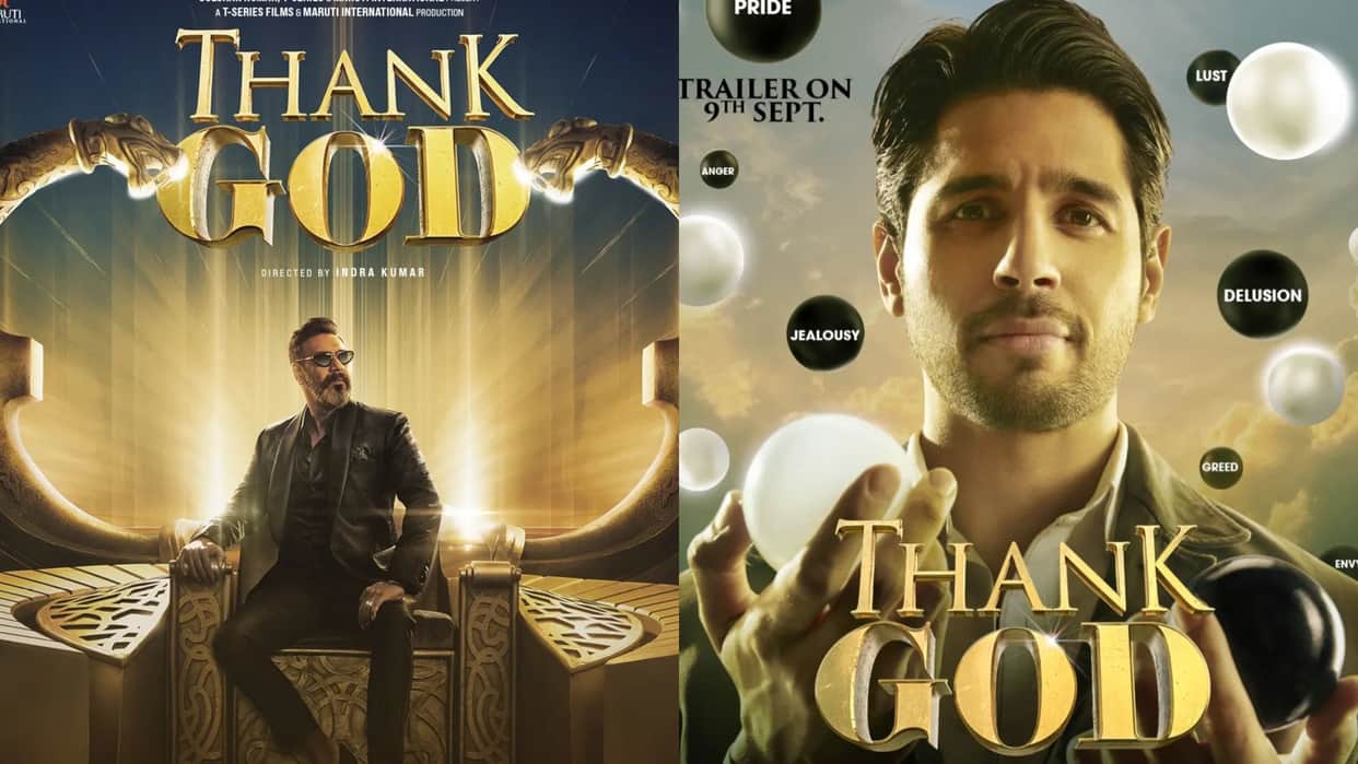 Thank God: Ajay Devgn Sidharth Malhotra Rakul preet Singh Starring comedy movie Trailer out now