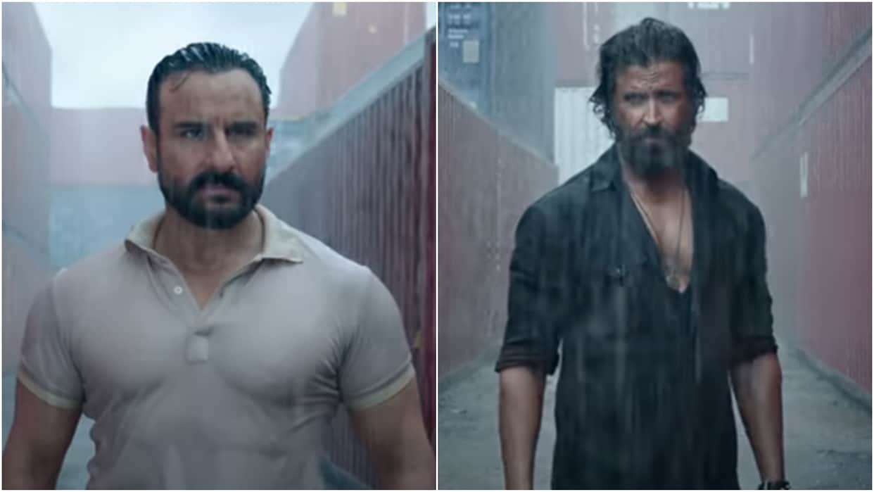 vikram vedha trailer release hithik roshan and saif ali khan action film