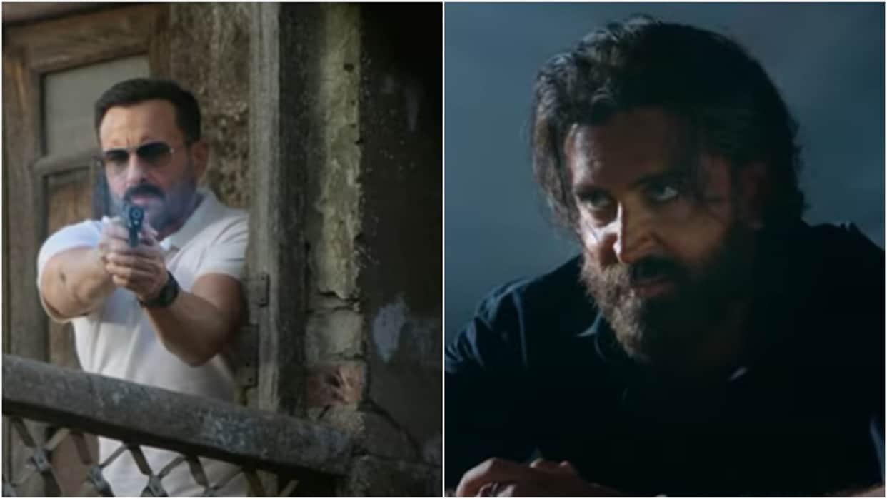 vikram vedha trailer release twitter review fans appreciates hrithik roshan and saif ali khan action film