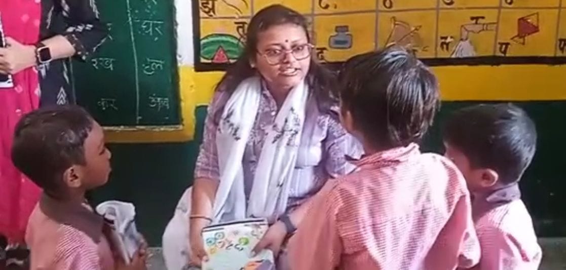 Kanpur Dehat: Principal found missing in the school adopted by the DM, asked questions after interacting with the children
