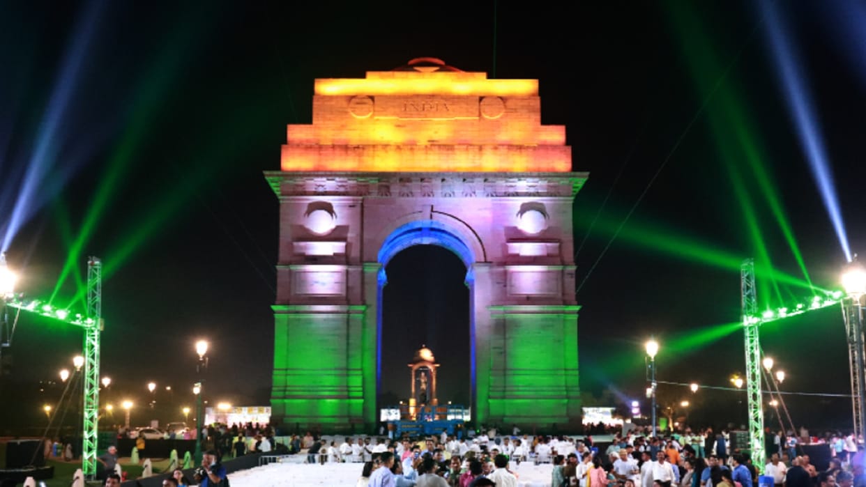 Delhi News : Glimpse of mini India seen on kartavya path