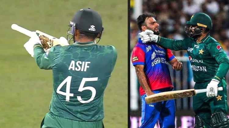 Fans Demand Ban On Asif Ali After Misconduct During Pak Vs Afg Asia Cup ...