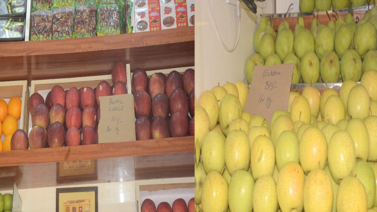 By buying 45 rupees from the growers in the mandis, apples are being sold for Rs 160 a kg in the markets.