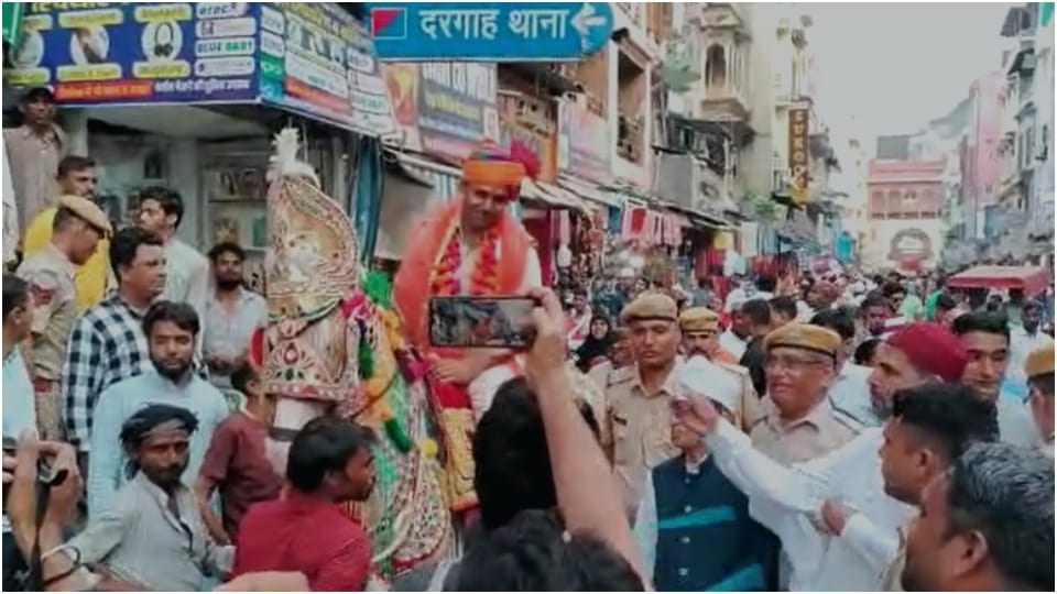 Farewell to Dargah police station officer Dalbir Singh Faujdar Ajmer