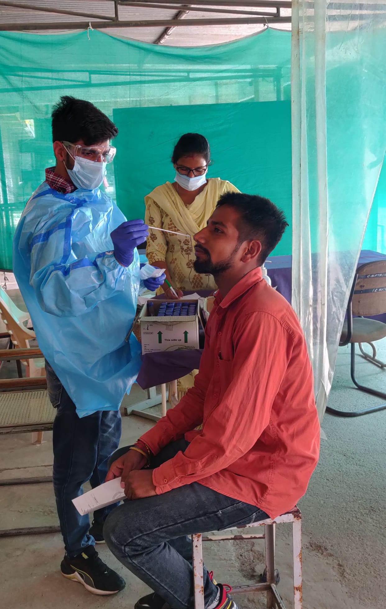20 RTPCR sample test kits from Ambala