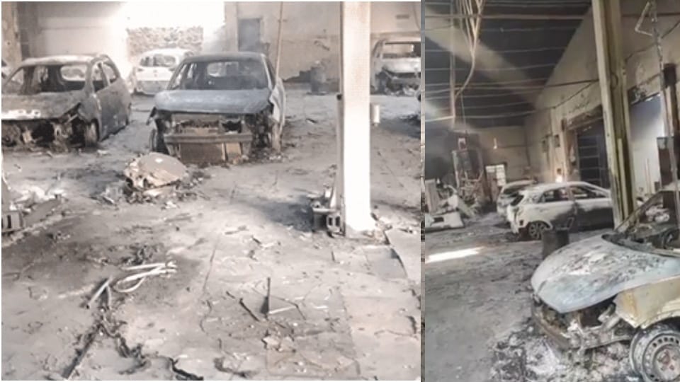 Fire Breaks Out In Hyundai Showroom 12 Luxury Cars Burned Down Jhunjhunu