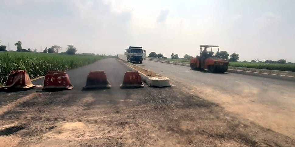Simbhalka service lane work completed, construction of Sehta flyover accelerated