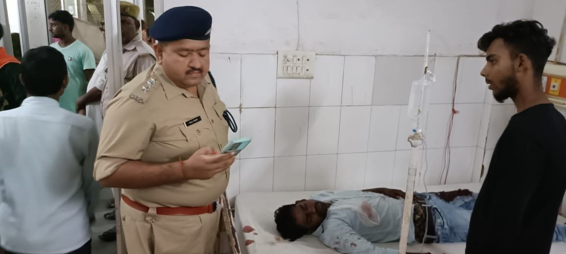 fire on a youth injured