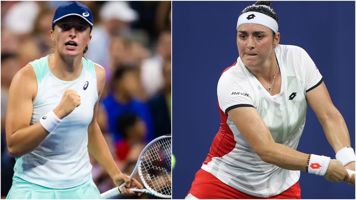 US Open 2022: iga swiatek ons jabeur will play the final of the US Open for the first time, the title match on