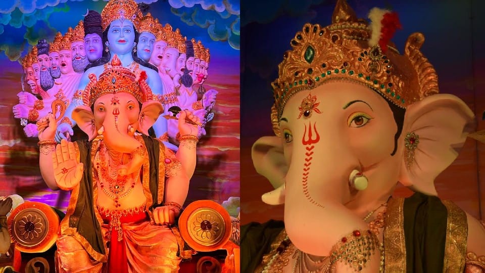 The immersion procession of the emperor of Chhindwara's Lalbagh tomorrow