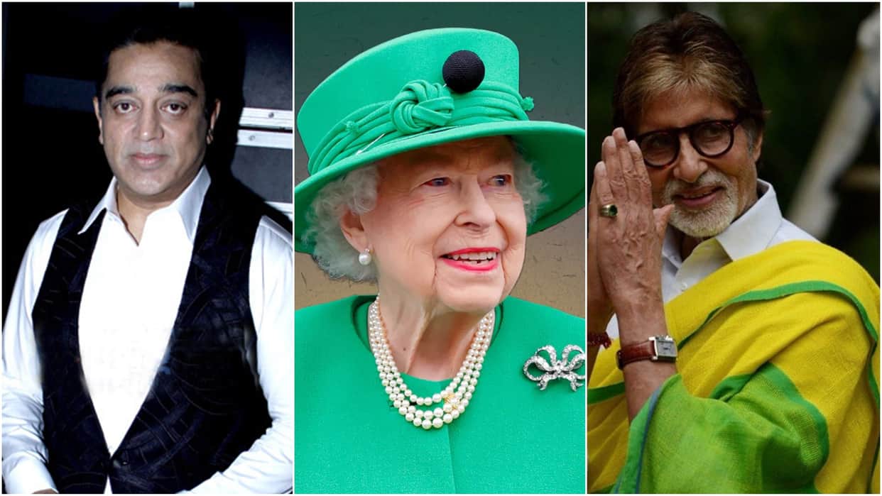 queen elizabeth death when she visited kamal haasan film set and why Big B could not go to buckingham palace