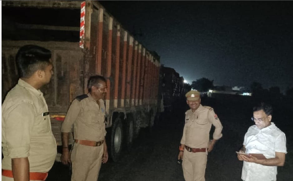 Big action on illegal mining business in Banda, 37 overloaded trucks seized