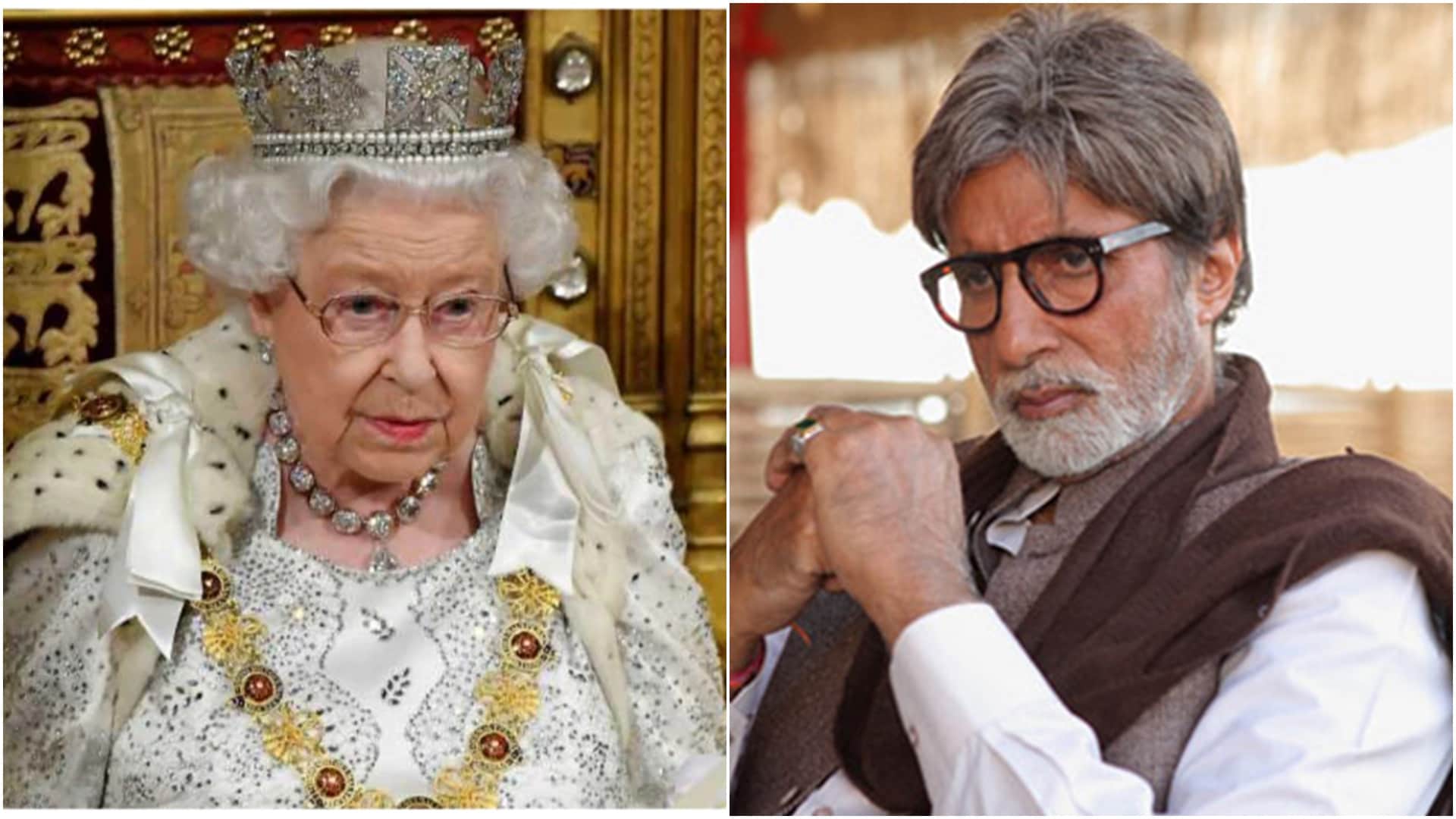 queen elizabeth death when she visited kamal haasan film set and why Big B could not go to buckingham palace
