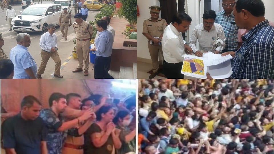 Thakur Banke Bihari Temple Corridor Avneesh Awasthi reached Vrindavan to Survey mathura