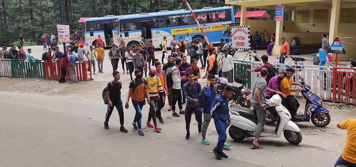 Roadways operated seven buses for Agniveer recruitment