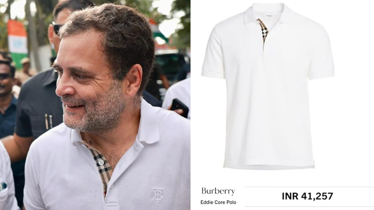 BJPs swipe at Rahul Gandhi over price of his T shirt