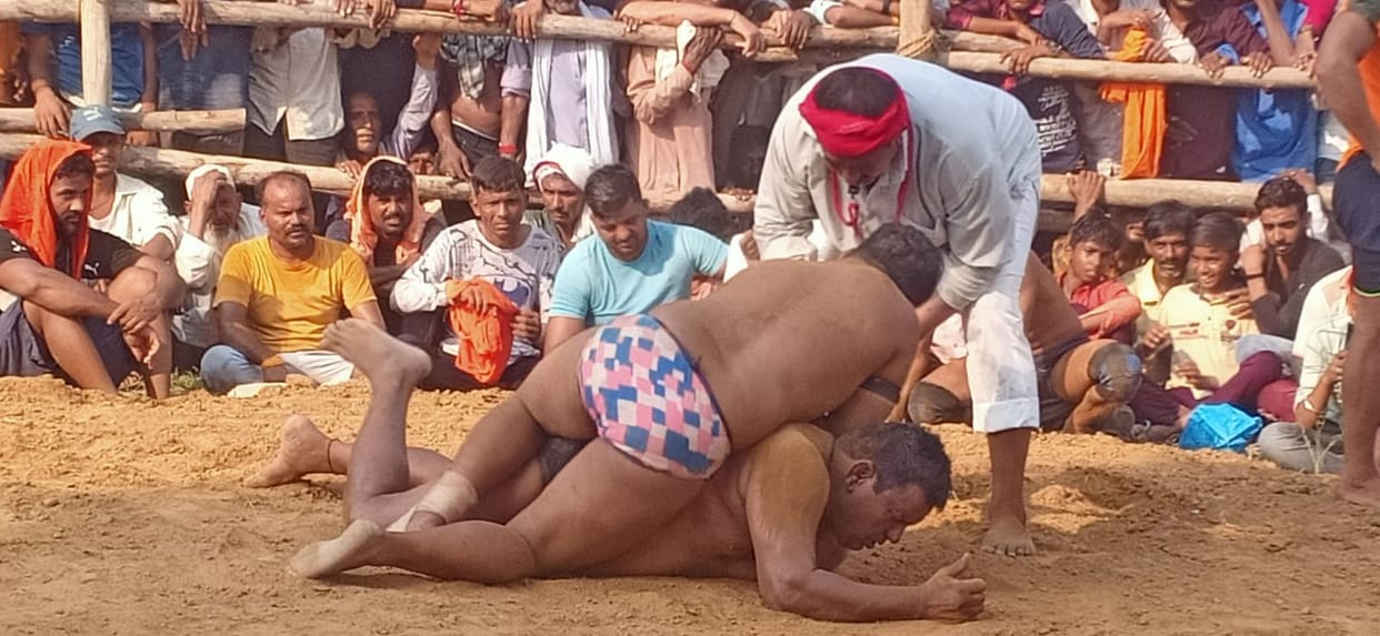 Jalaun: Wrestlers of Nepal stunned the wrestlers of Rajasthan