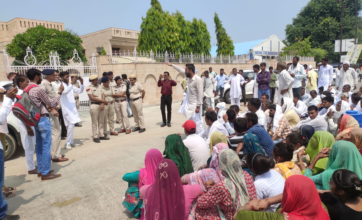 Kumharia villagers camp outside MLA's residence, ruckus lasts for five hours