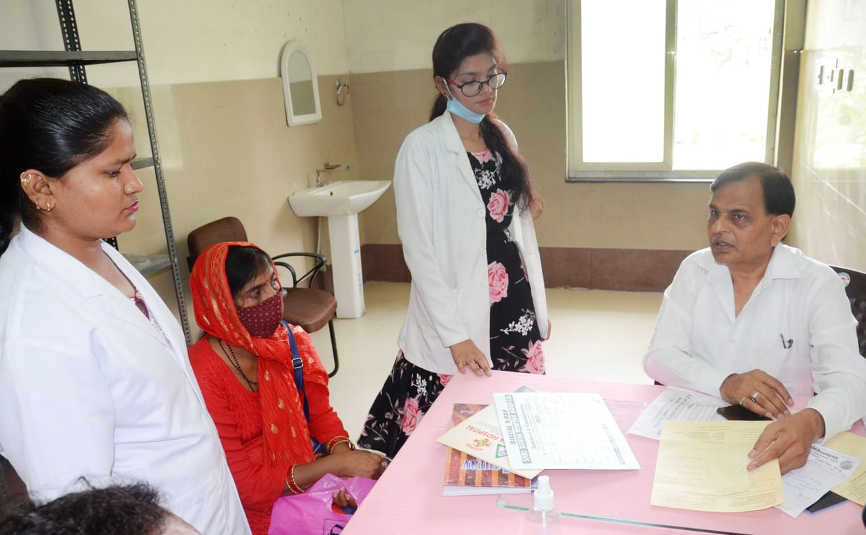 Bureaucratic math... 18 patients came, 36 visited