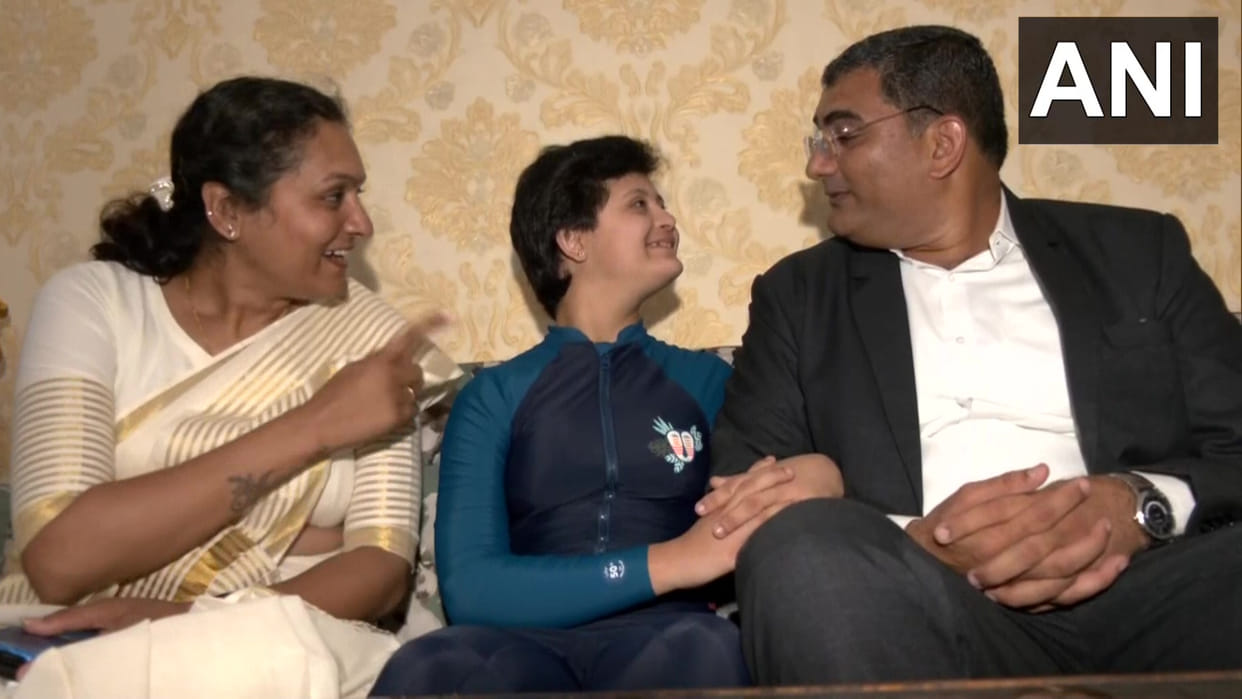 Anvi suffering from down syndrome with 75 percent intellectual disability met PM Modi today