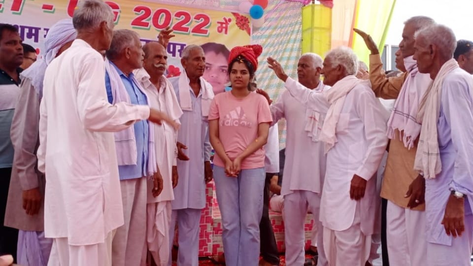 NEET All India topper Tanishka Yadav given warm welcome on reaching her village Bachod