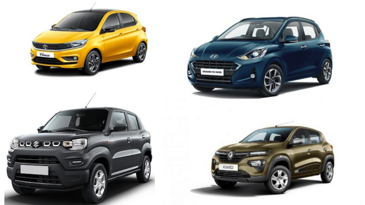 Comparison between Hatchback and Sedan cars Honda Maruti Hyundai Volkswagon Tata