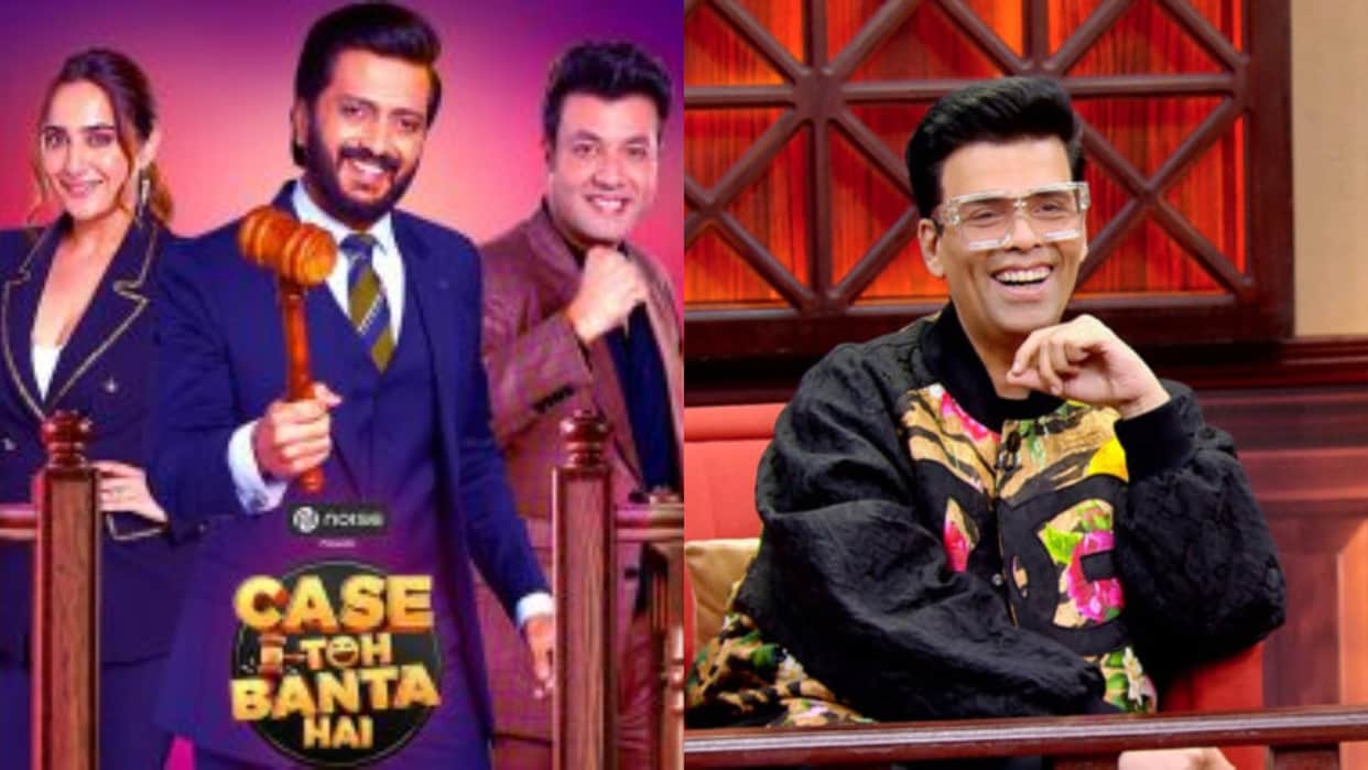Ritesh Deshmukh grilled Koffee With Karan host Karan Johar for nepotism on the show Case Toh Banta Hai