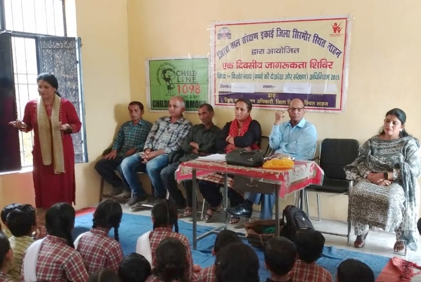 students learn about child law in dadhau