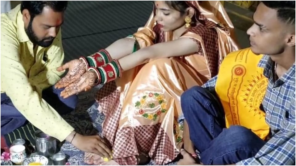 Jodhpur Muslim Girl Ikra Married To Hindu Boy Rahul Wedding Photos