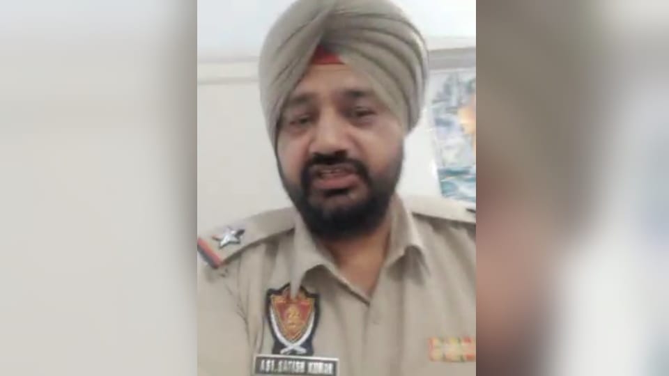 ASI posted at Haryana police station in Hoshiarpur committed suicide by shooting himself